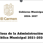 Glosa de la AdministraciónPública Municipal 2021-2024